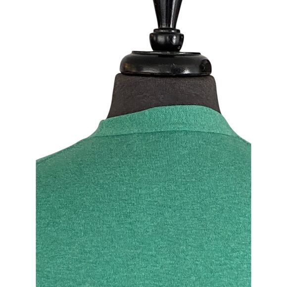 Brooks Brothers 100% Combed Cotton Green Cardigan 5-Button Sweater Size XL - Picture 8 of 9